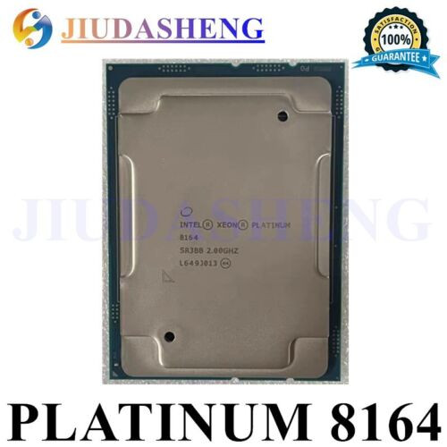 Intel Xeon Platinum 8164 Sr3Bb 26 Cores 52 Threads 2.00Ghz Lga3647 Cpu Processor