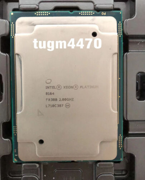 Intel Xeon Platinum 8164 Cpu Processor Sr3Bb 26 Cores 52 Threads 2.00Ghz Lga3647