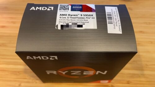 Brand New Amd Ryzen 9 5950X Processor