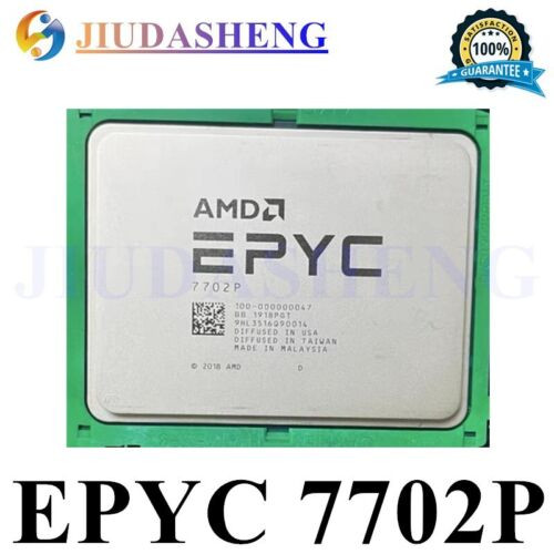 Amd Rome Epyc 7702P 2.00Ghz 64-Core 256Mb Sp3 200W Cpu Processor No Vendor Lock