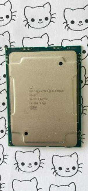 Intel Xeon   Platinum 8260Y/8260 Srf9F Cpu 24Core 2.4G Processor Lga3647  Proces