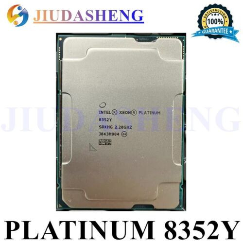 Intel Xeon Platinum 8352Y Srkhg 32-Core 2.20Ghz 48Mb Lga-4189 Cpu Processor 205W