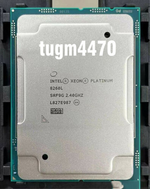 Intel Xeon 8260L Qs Cpu Processor 2.30Ghz 24 Cores 48 Threads 35.75M Lga-3647