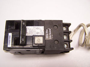 Siemens 40A GFI Circuit Breaker BF240 2 POLE ...BLF TYPE ... H-22B
