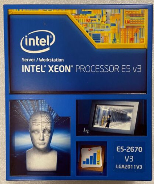 Intel Bx80644E52670V3 Sr1Xs Xeon Processor E5-2670 V3 30M Cache, 2.30 Ghz New