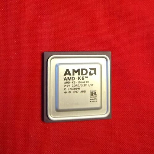 Amd Amd-K6-166Alyd K6 166Alyd 166 Mhz Processor Cpu Windows 95Very Rare Vintage