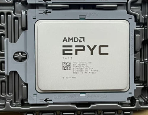 Amd Milan Epyc 7443 Cpu 2.85 Ghz 24 Core 48 Thread 128Mb 200W Processor