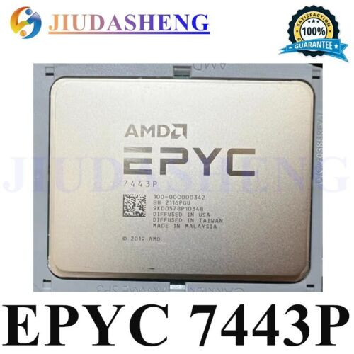 Amd Milan Epyc 7443P Cpu 200W 2.85Ghz 24-Core 128Mb Sp3 Processor No Vendor Lock