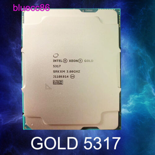 Intel Xeon Gold 5317 12 Cores 24 Threads 3.0Ghz Srxxm Lga3647 Cpu Processors