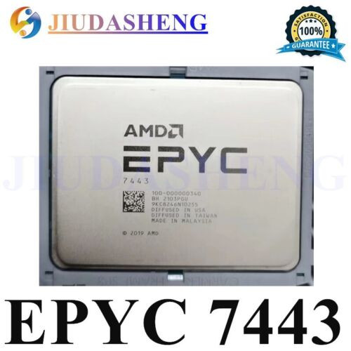 Amd Milan Epyc 7443 Sp3 Cpu Processor 2.85Ghz 24-Core 128Mb 7443 No Vendor Lock