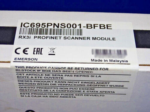 Factory Sealed Ge Ic695Pns001 Pac Systems Rx3I Profinet Scanner Module