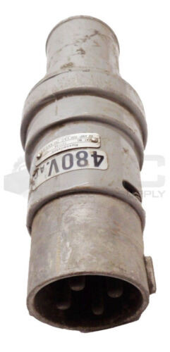 Russellstoll F27194 Pin And Sleeve Plug 60Amp 600Vac 250Vac Dc