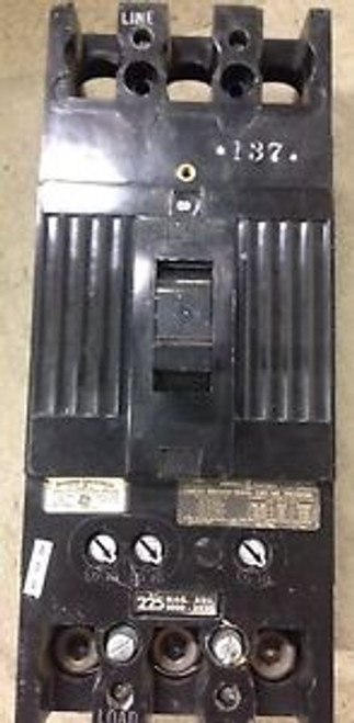 TFK236F000 Ge General Electric Circuit Breaker 225A 225 Amp 3 Pole 600v Black