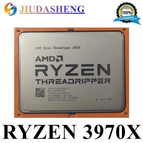 Amd Ryzen Threadripper 3970X Cpu 3.7Ghz Cpu Processor 32 Core Strx4 Up To 4.5Ghz