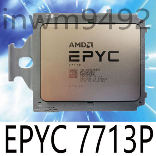 Amd Epyc Milan 7713P 2.0Ghz 64 Core 128 Thread Sp3 225W Cpu Processor