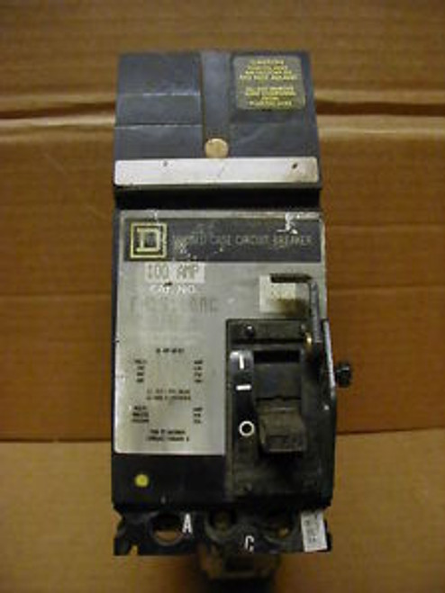 Square D I-Line FH26100AC Circuit Breaker, 100 Amp, 240/460/600 Volt, 2 Pole
