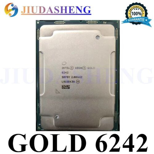 Intel Xeon Gold 6242 Srf8Y 2.80Ghz 16 Core 22Mblga-3647 C621 Cpu Processor 150W