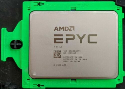 Amd Epyc 7H12 Server Processor 2.6Ghz 64-Core Cpu Sp3 100-000000055 Max 3.3Ghz-