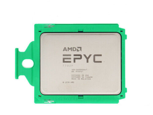 Amd Epyc 7702P Cpu 64 Core Processor 2Ghz 256Mb Tdp 200W Sp3 100-000000047-