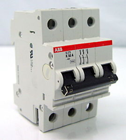 ABB S273 K50A 3-Pole Circuit Breaker