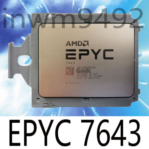 Amd Epyc 7643 Milan 2.3Ghz 48 Cores 96 Threads Socket Sp3 Cpu Processor