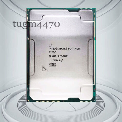 Intel Xeon Platinum 8373C 2.60Ghz 36 Cores 72 Threads 300W Lga4189 Cpu Processor