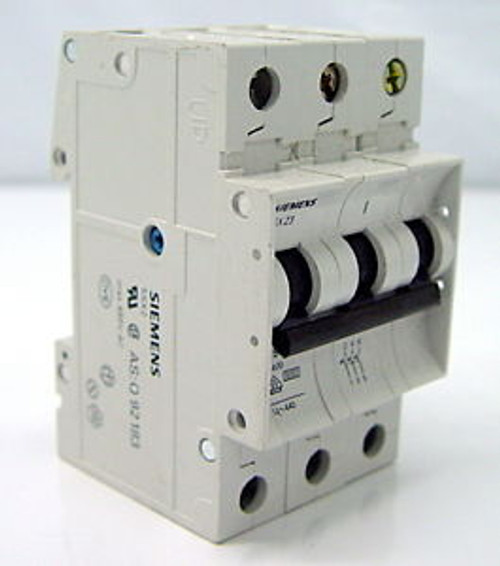 Siemens 5SX23 C50 3-Pole 400V Circuit Breaker