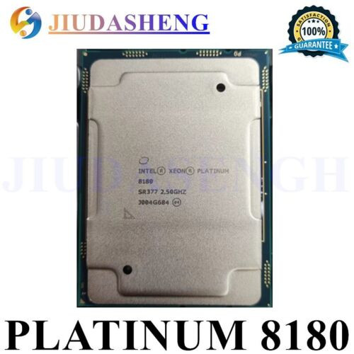 Intel Xeon Platinum 8180 2.5Ghz 28Core 56Threads Lga3647 Sr377 Cpu Processors
