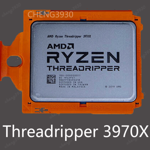 Amd Ryzen Threadripper 3970X 3.7Ghz Cpu 32 Core Strx4 Up To 4.5Ghz Cpu Processor