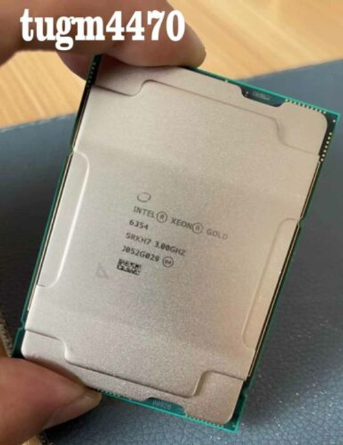 Intel Xeon Gold 6354 Cpu Processor Srkh 7 18 Core 3.00Ghz 39Mb L3 Cache 205W