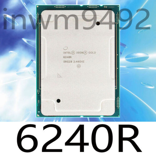 Intel Xeon Gold 6240R Srgz8 24-Core  2.4Ghz 35.75M 165W Lga3647 Cpu Processor