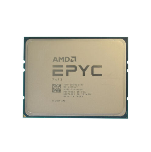 Amd Epyc 74F3 24C 3.2Ghz 4Ghz 256Mb Socket Sp3 2P 240W