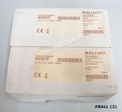 New Balluff Bic007F Inductive Couplers Bic 1B0-It1A7-Q40Kfu-Sm4A4A #Ball (2)