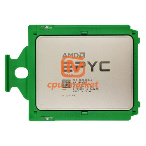 Amd Epyc 7502P Cpu Processor 32 Cores 64 Threads 2.5Ghz Up To 3.35Ghz 180W