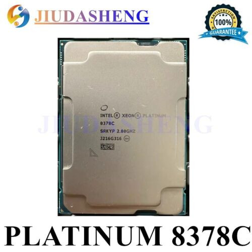 Intel Xeon Platinum 8378C Cpu Srkyp 2.80Ghz 38-Core Lga-4189 Processor Server