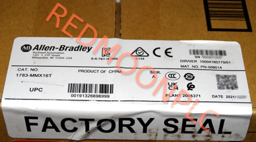 2021 Surplus Sealed Allen Bradley 1783-Mmx16T /A Stratix 5800 Expansion Module