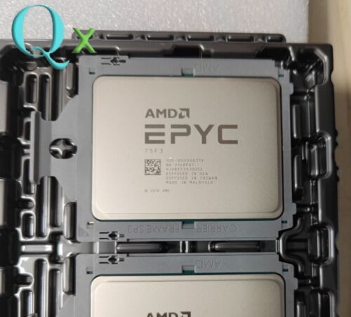 Amd Epyc 75F3 Milan Sp3 Cpu Processor 32 Cores 64 Threads 2.95Ghz 280W