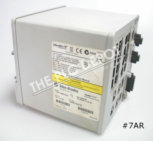 Allen Bradley 1783-Bms20Cgl Stratix 5700 Ethernet Switch 2013 #7Ar