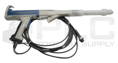 Nordson 1077058A Prodigy Spray Gun, Long Adapter Barrel W/ Extension And Nozzle