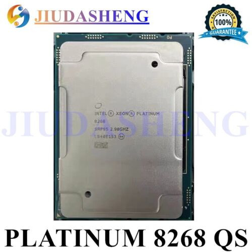 Intel Xeon Platinum 8268 Qs 24-Core 2.90Ghz 35.75Mb Lga-3647 Cpu Processor 205W