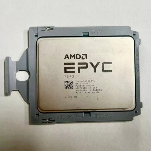 Amd Epyc 75F3 Cpu Milan 32-Core Sp3 Server Processor Up To 4.0Ghz 100-000000313