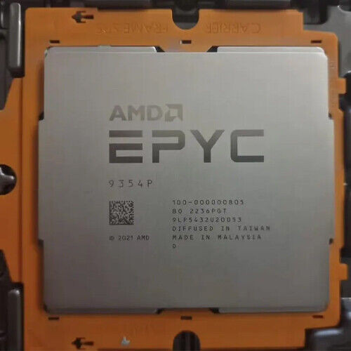 Amd Epyc 9354P 32-Core 3.25Ghz~3.75Ghz 256Mb 280W Processor Cpu Sp5