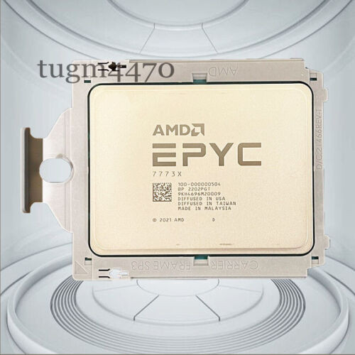 Amd Epyc 7773X Cpu Server 64 Cores 2.2 Ghz 225W-280W 768Mb L3 3D V-Cache
