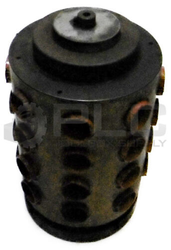 Distribution Block Cylinder Rg0917 Bl, 32 Port 1.25", Od: 8", H: 12"