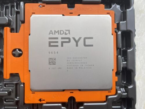 Amd Epyc Genoa Sp5 Zen4 9654 96-Core 2.4Ghz Processor Cpu 100-000000789 Server