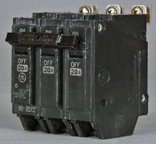 General Electric GE THQB32100 3P 100A 240V BLT-ON Circuit Breaker