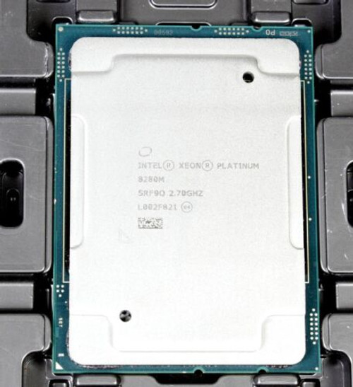 Xeon Platinum 8280M 28 Core 2.9 Ghz (Max Turbo 4.0 Ghz) 38.5 Mb Cache Srf9Q