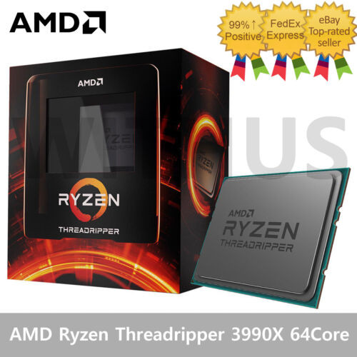 Amd Ryzen Threadripper 3990X 64Core 128Thread 2.9Ghz 7Nm Strx4 Cpu - Express