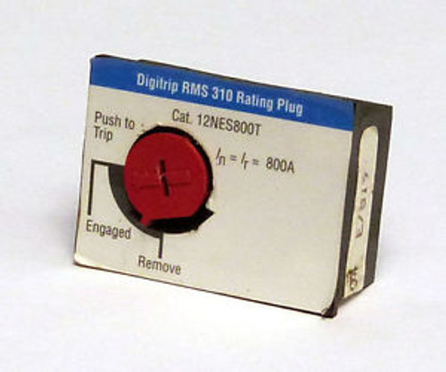 Cutler Hammer 12NES900T 900A Circuit Breaker Rating Plug