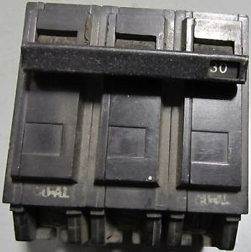 GE GENERAL ELECTRIC THQB32030  240 VAC  30 A  3 Pole CIRCUIT BREAKER